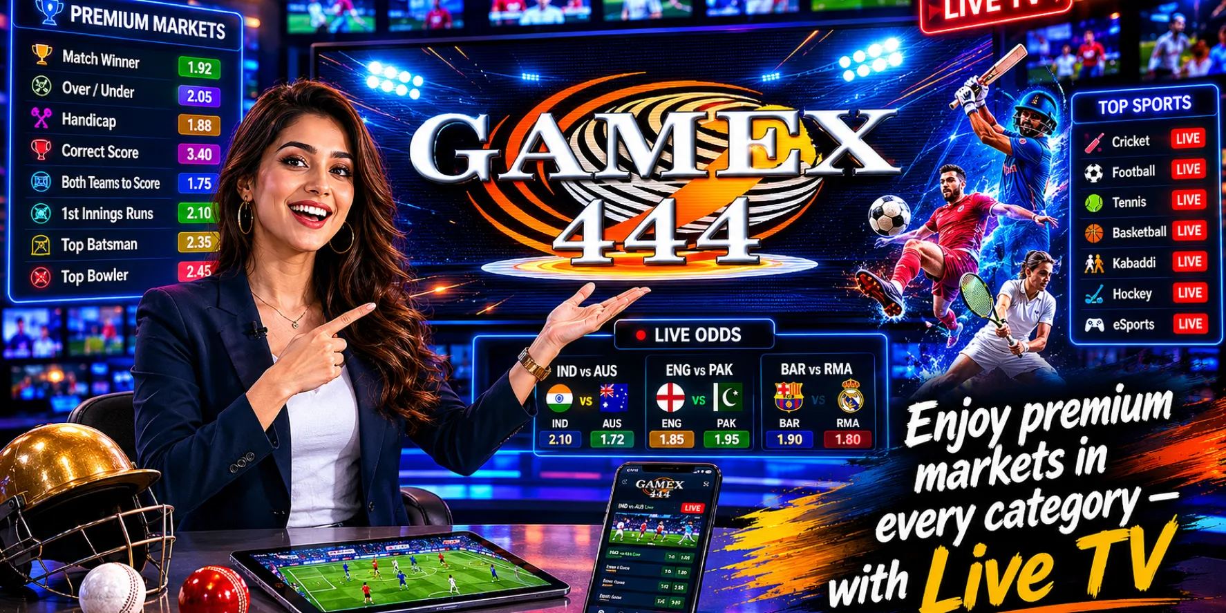 Premium markets with live TV