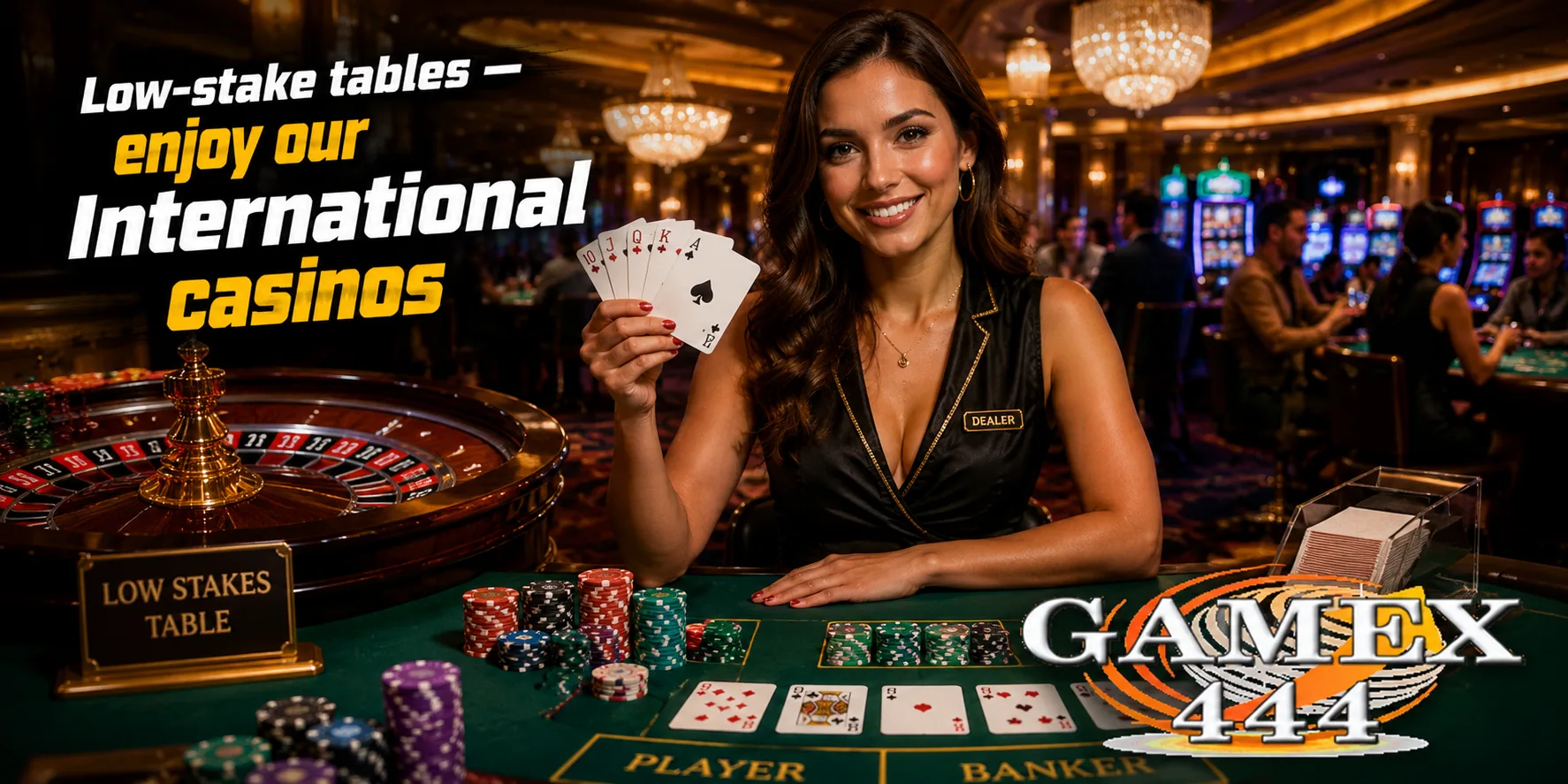 Low stake tables — International casino